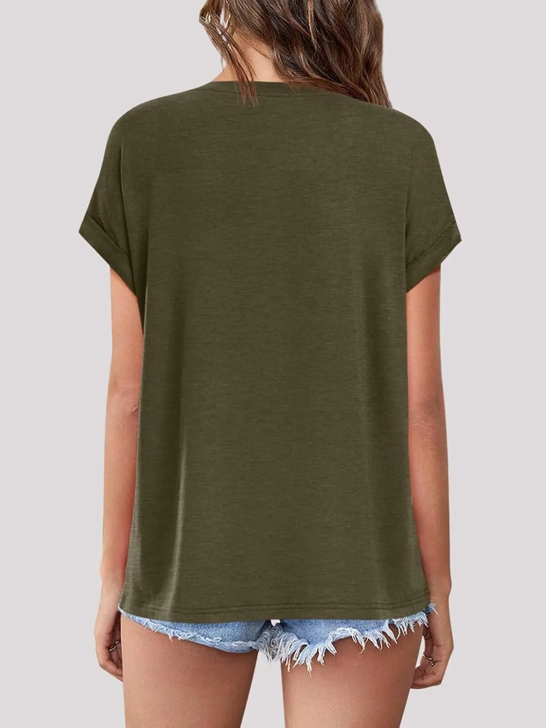3 Pack Womens Summer Tops Slightly Oversized Short Sleeve Bussiness Casual T Shirts Trendy Clothes Loose Outfit 2025