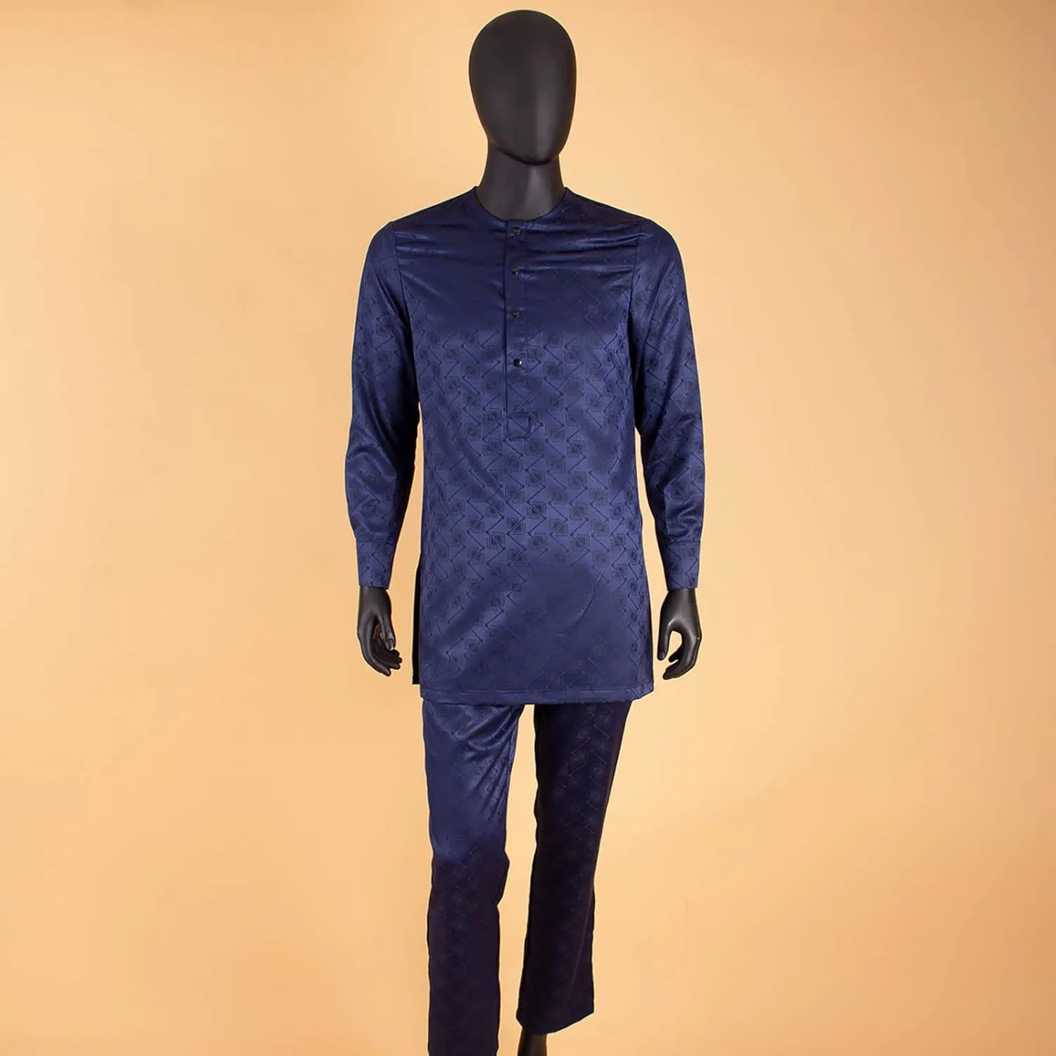 African Clothing for Men Agbada Robe Print Shirts and Ankara Pants 3 Piece Suit for Wedding Evening Outfits