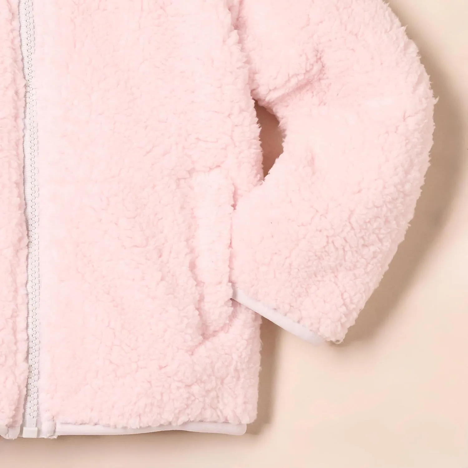Amazon Essentials Girls and Toddlers' Sherpa Fleece Full-Zip Jacket