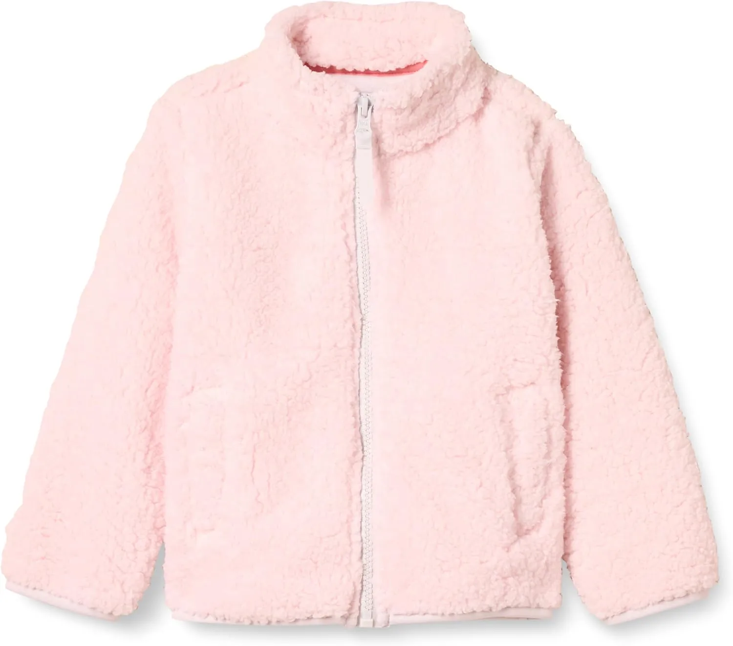 Amazon Essentials Girls and Toddlers' Sherpa Fleece Full-Zip Jacket