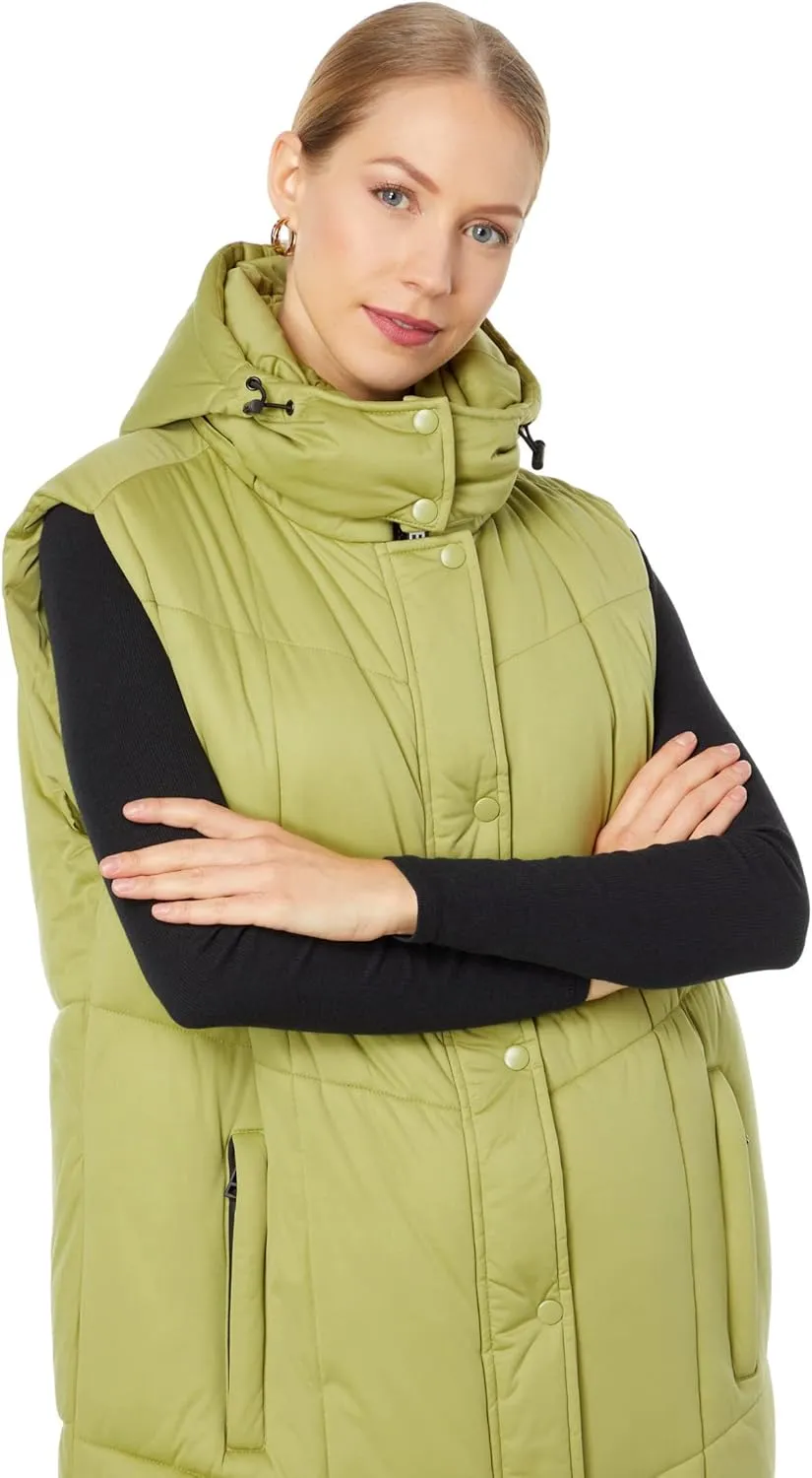 Aves Les Filles Women's Quilted Longline Puffer Vest