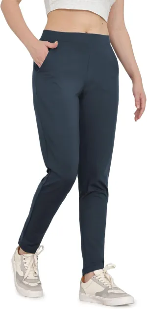 Bamans Dress Pants for Women Work Business Office Skinny Tummy Control Trousers 29" Inseam Stretchy Formal Slacks
