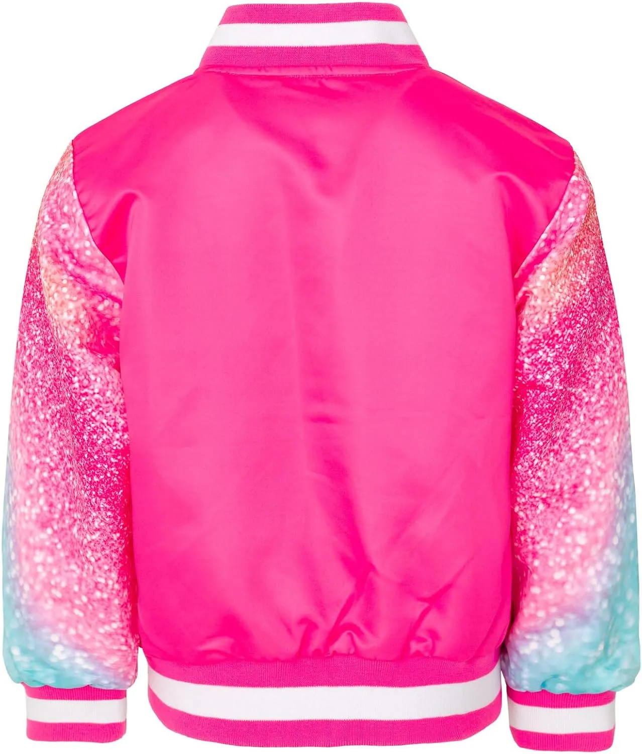 Barbie Girls Varsity Bomber Jacket Little Kid to Big Kid Sizes (4-14-16)