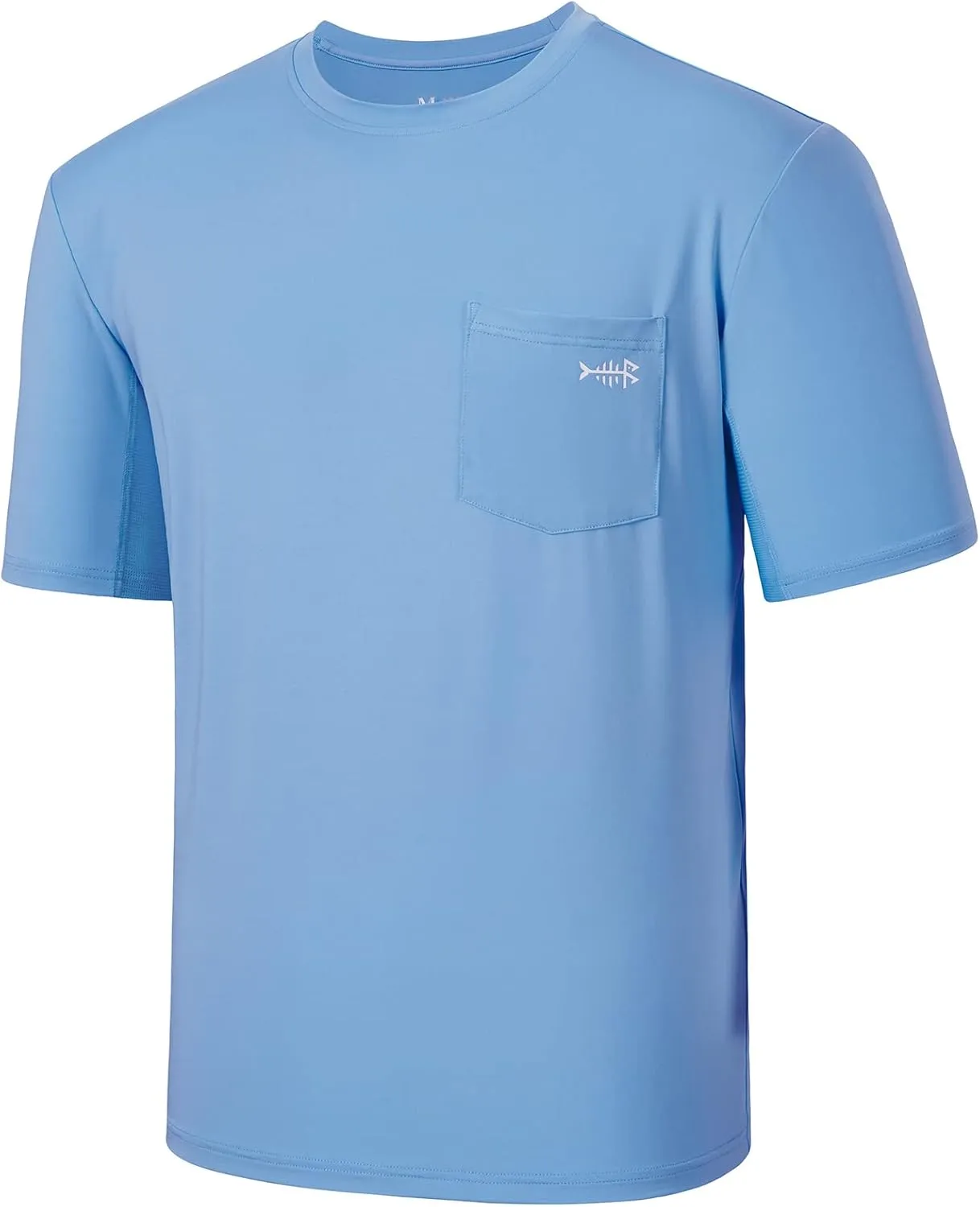 BASSDASH Mens UPF 50  Performance Short Sleeve Pocket T-Shirt UV Sun Protection Fishing Hiking Kayaking Sports Shirts