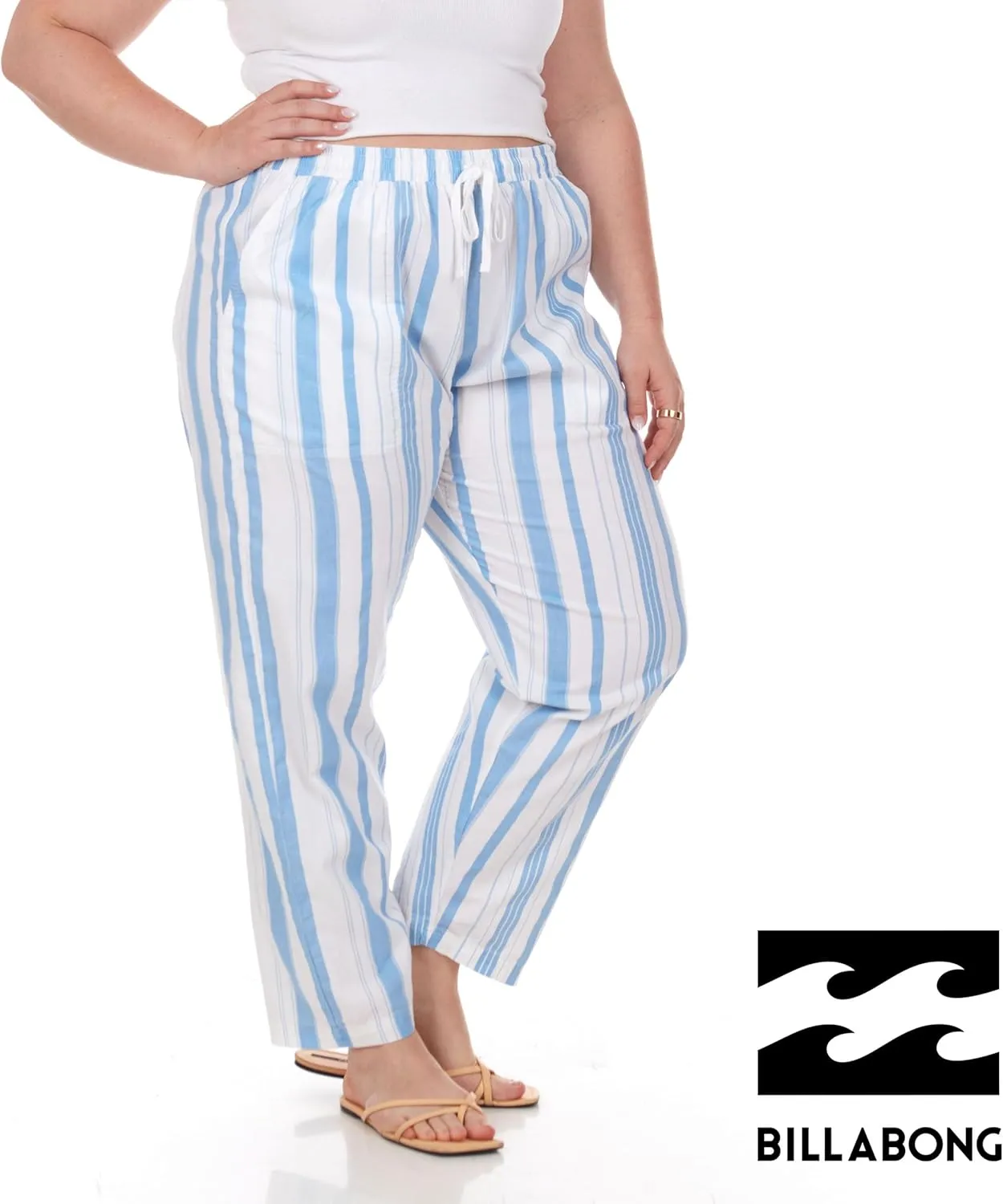 Billabong Plus Size Beach Pants - Womens Loose Fit High Waisted Summer Pants