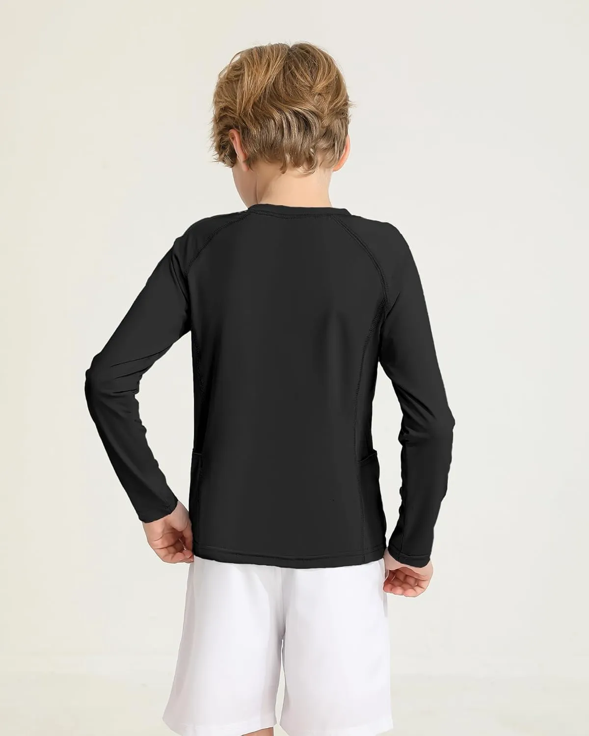 Boys Rash Guard Shirts UPF 50  Long Sleeve Girls UV Sun Protection Athletic Rash Guard Rashguard Swim Shirt