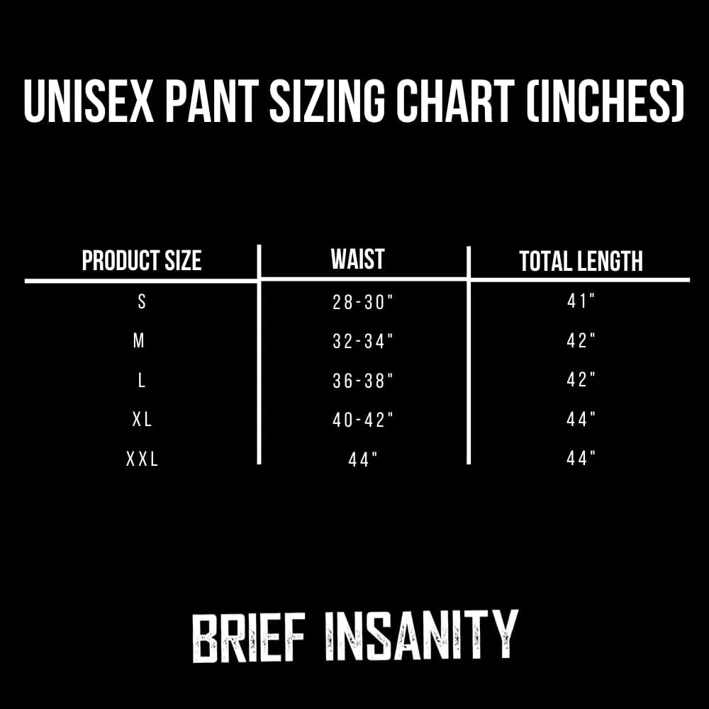 BRIEF INSANITY Fall, Autumn, & Halloween Themed Pajama Pants (S-XXL) - Men/Women Loose Fit Lounge Pants - Comfy Loungewear