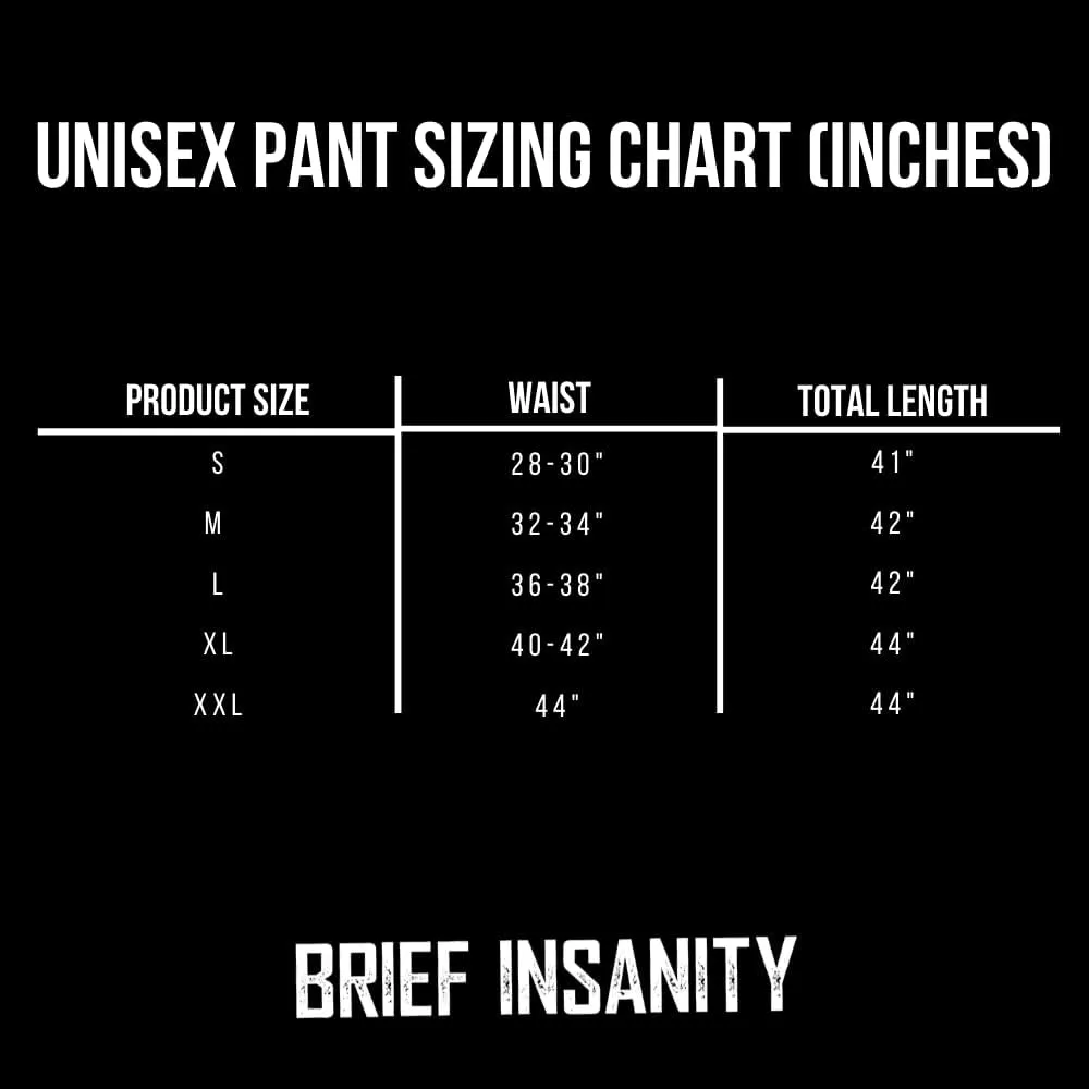BRIEF INSANITY Fall, Autumn, & Halloween Themed Pajama Pants (S-XXL) - Men/Women Loose Fit Lounge Pants - Comfy Loungewear