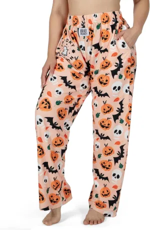 BRIEF INSANITY Fall, Autumn, & Halloween Themed Pajama Pants (S-XXL) - Men/Women Loose Fit Lounge Pants - Comfy Loungewear