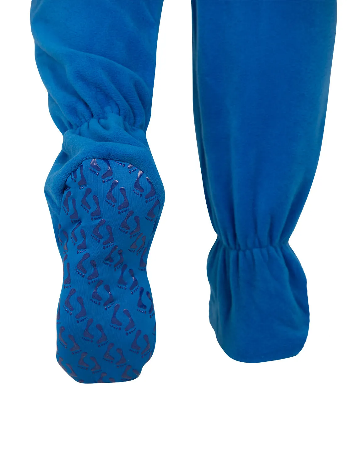 Brilliant Blue Adult Hoodie Fleece Onesie