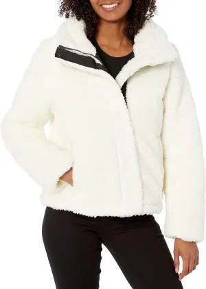 Calvin Klein Women's Faux Sherpa Coat