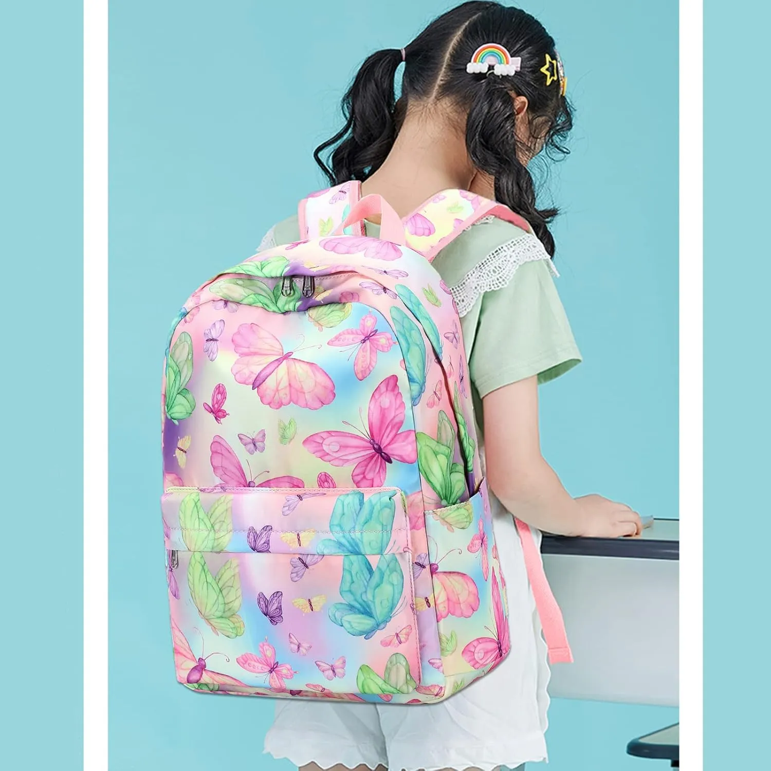 CAMTOP Backpack for Girls Boys Kids School Backpack with Lunch Box Preschool Kindergarten BookBag Set