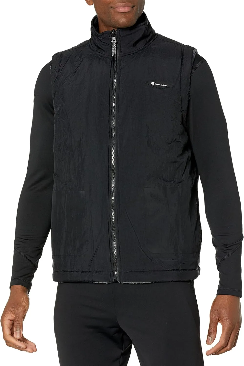 Champion Men's AOP Reversible Sherpa Vest