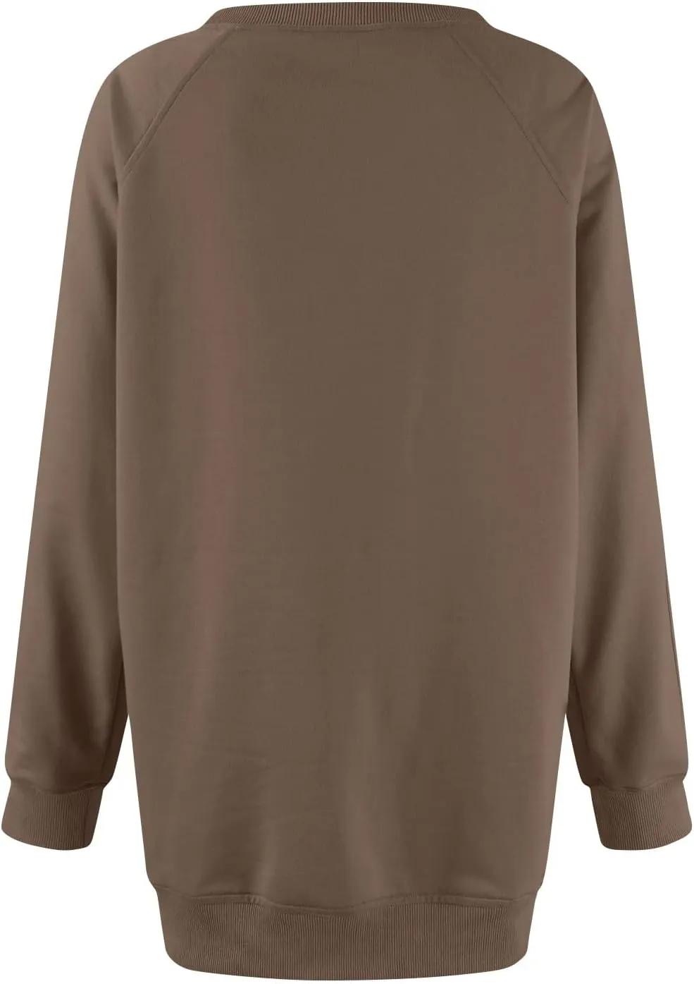 Crewneck Sweatshirts Women Side Slit Oversized Fall Sweatshirt Long Sleeve Tunic Pullover Shirts Y2k Hoodie Sweater