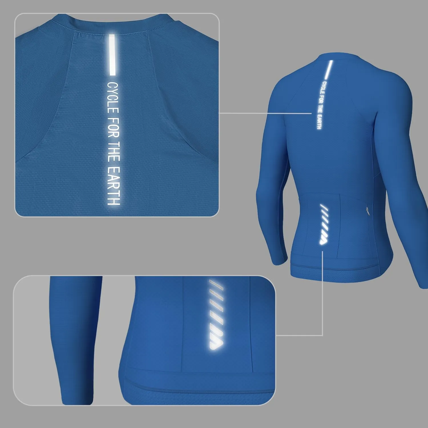 Cycling Jersey Men Short Sleeve, Road Bike Jerseys Full Zipper with Pockets, Bicycle Clothing Breathable Quick Dry