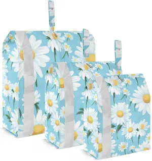 Daisy Spring Packing Cubes for Suitcases 3 Set Lightweight Compression Luggage Packing Organizers for Carry on Suitcase Travel Accessories Luggage Organizer Bags Set