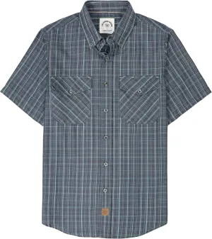 Dubinik Mens Short Sleeve Button Down Mens Button Up Short Sleeve Two Pockets Soft Vintage Regular Fit Mens Casual Shirts