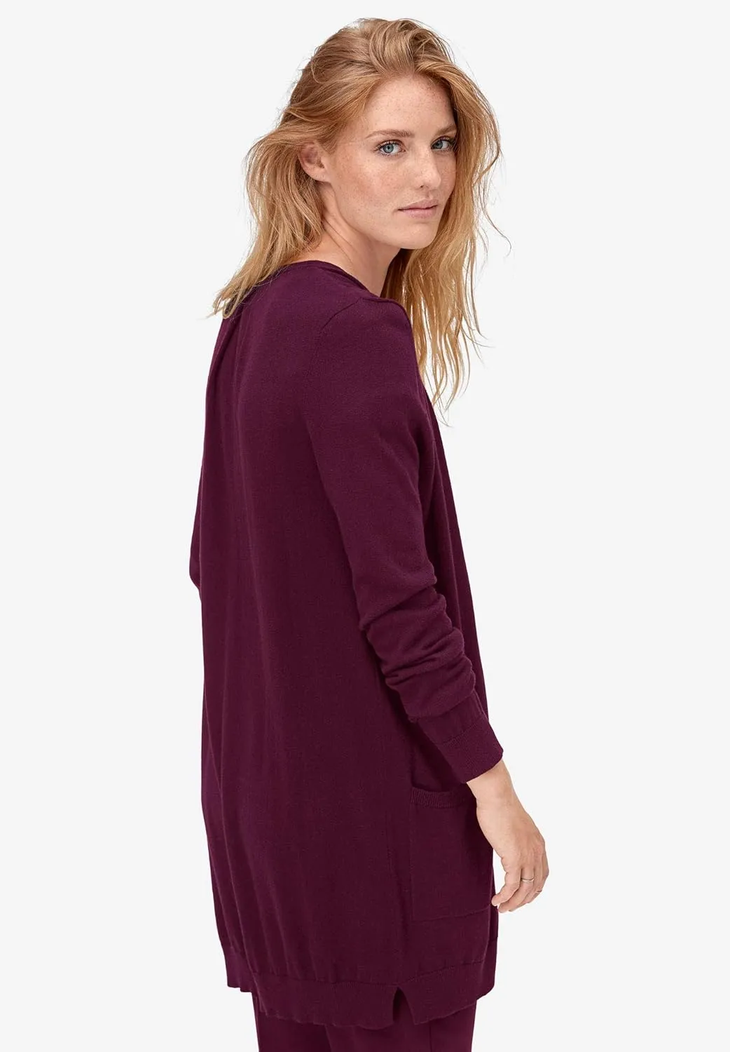 ellos Plus Size Boyfriend Cardigan