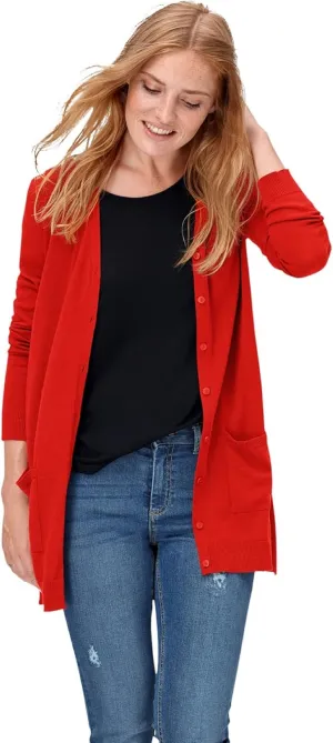 ellos Plus Size Boyfriend Cardigan