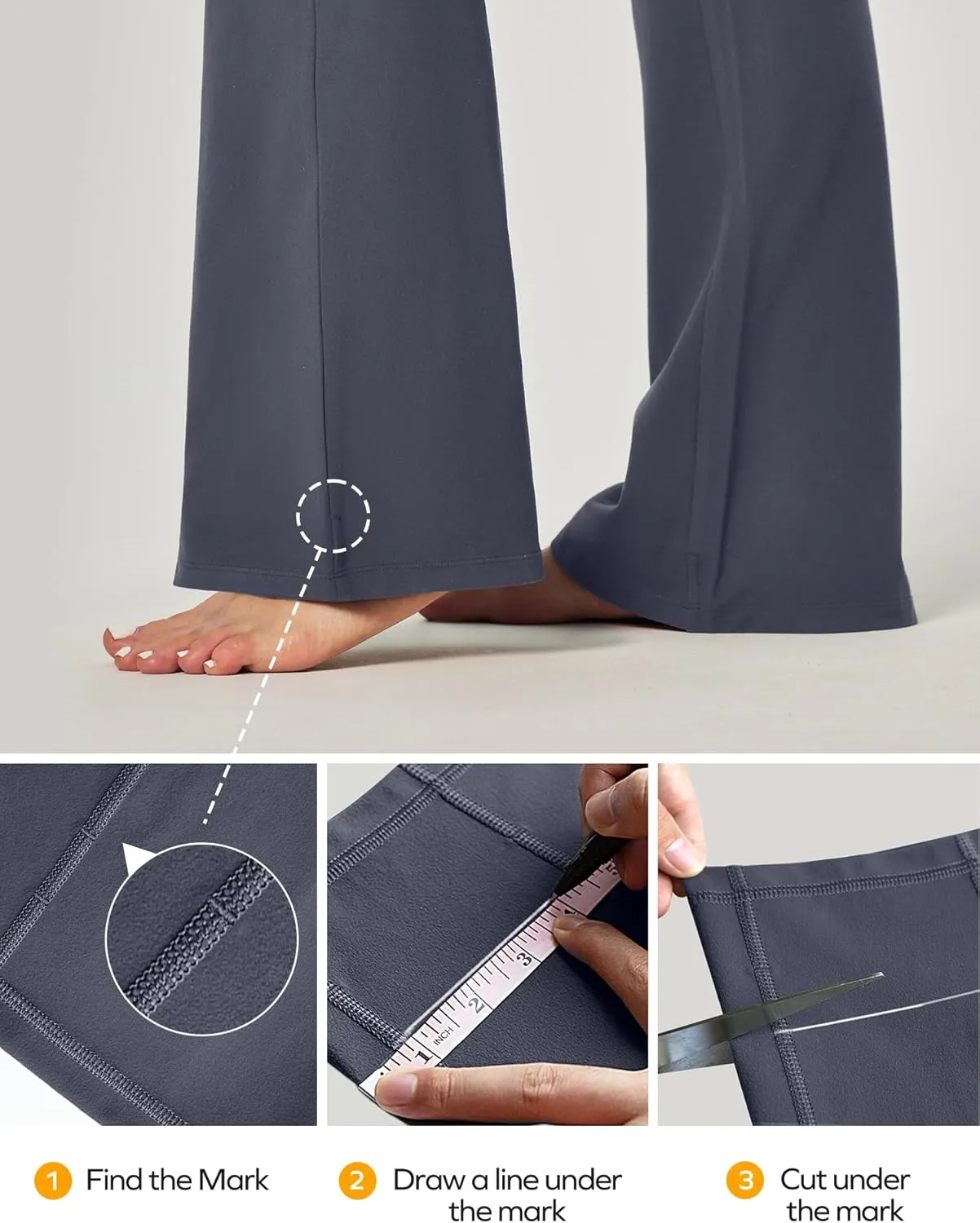 Ewedoos Bootcut Yoga Pants with Pockets for Women Wide Leg Pants Woman High Waisted Stretchy Work Pants for Yoga Workout