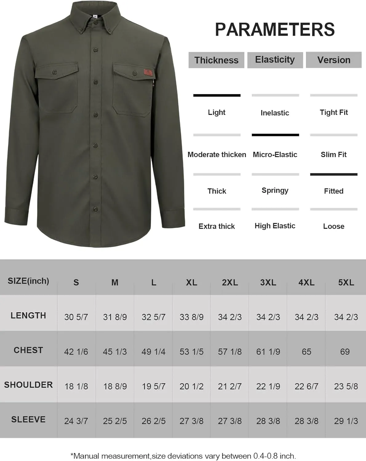 FR Shirt for Men 6oz Ripstop Lightweight Back Vented Mesh Breathable Flame Resistant CAT2 NFPA2112 Welding Shirts