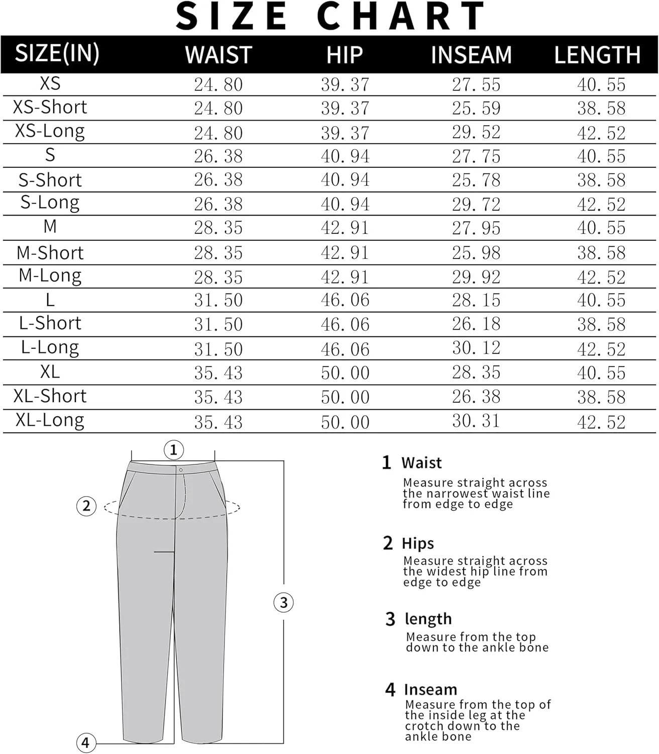FUNYYZO Women Suit Pants Wide Leg Pants High Elastic Waisted in The Back Business Work Trousers Long Straight