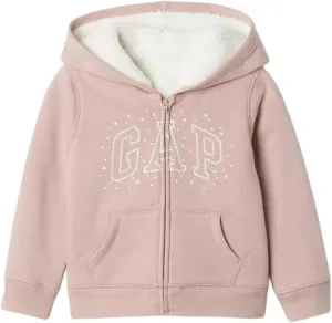 GAP Baby Girls Logo Full Zip Hoodie Hooded Sweatshirt