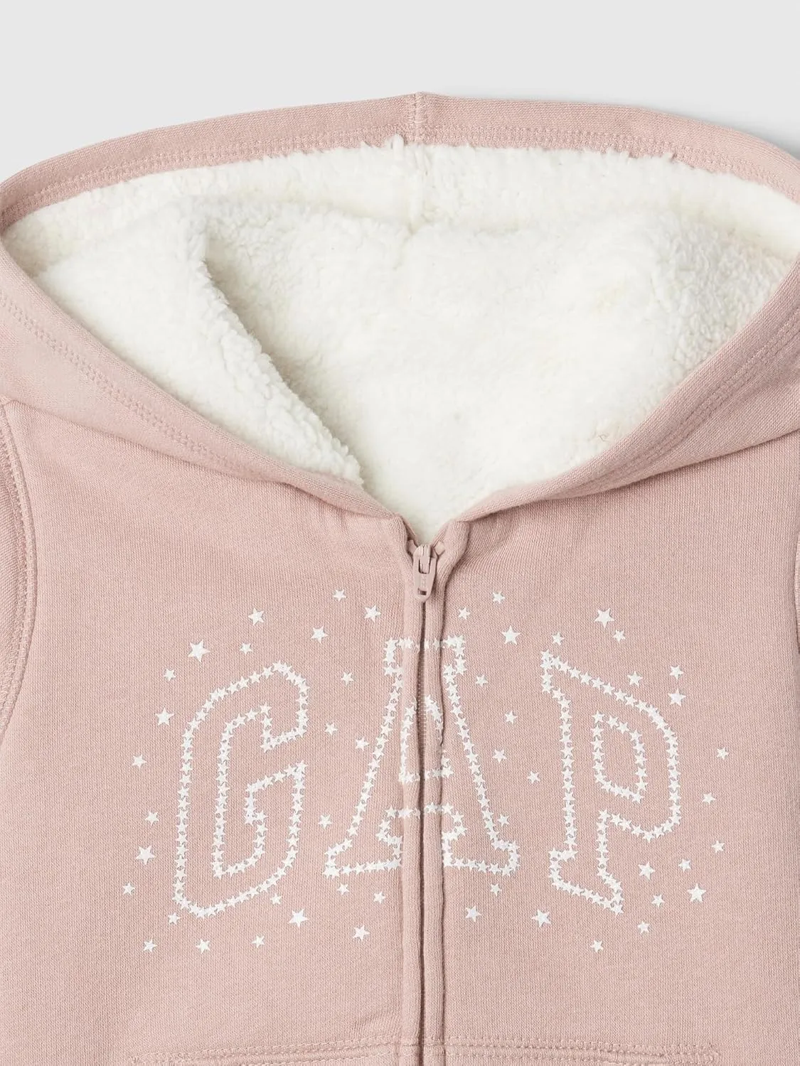 GAP Baby Girls Logo Full Zip Hoodie Hooded Sweatshirt
