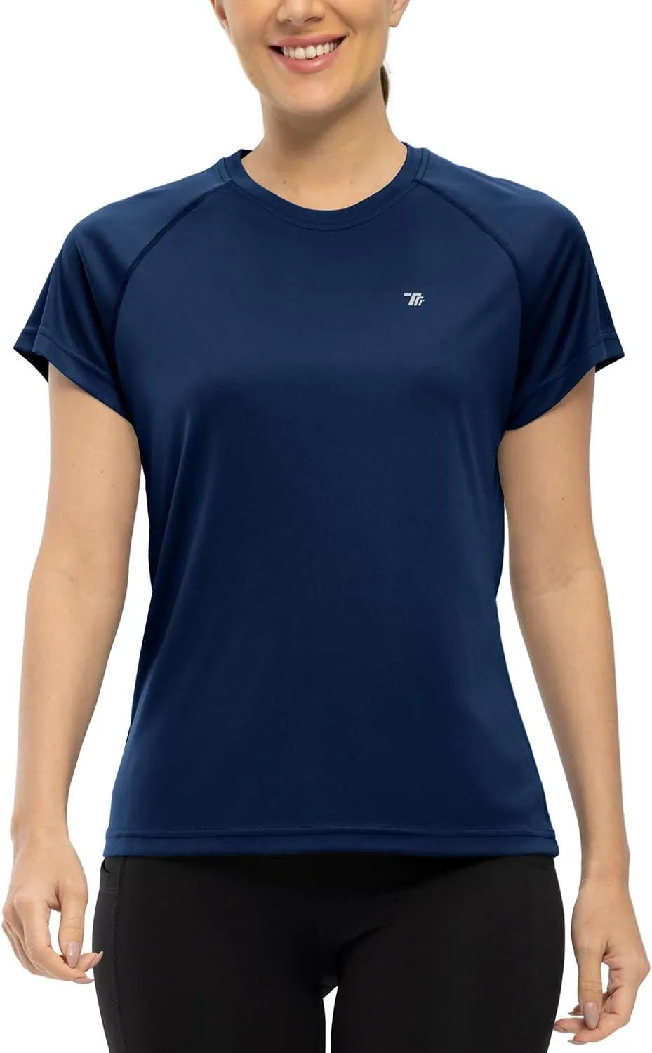 Gopune Women's Short Sleeve Shirts UPF 50  Sun Protection T-Shrit Quick Dry Running Athletic Workout Rash Guard Tops