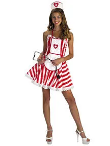 Handy Candy Costume, Sexy Women's Nurse Halloween Costume