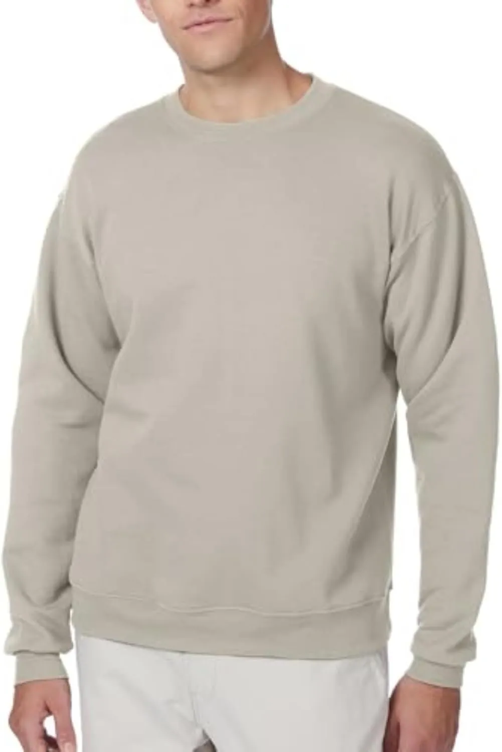 Hanes Men's EcoSmart Fleece, Pullover Crewneck Sweatshirt, 1 or 2 Pack