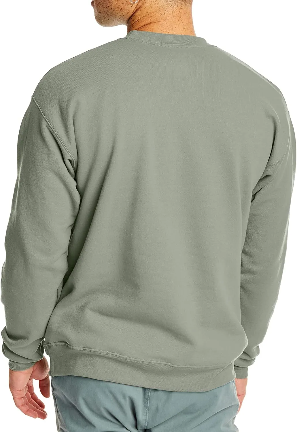 Hanes Men's EcoSmart Fleece, Pullover Crewneck Sweatshirt, 1 or 2 Pack
