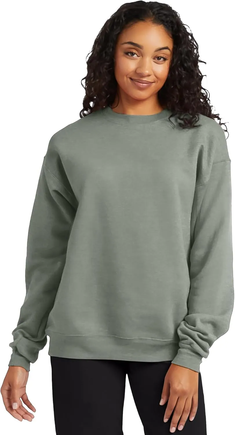 Hanes Men's EcoSmart Fleece, Pullover Crewneck Sweatshirt, 1 or 2 Pack