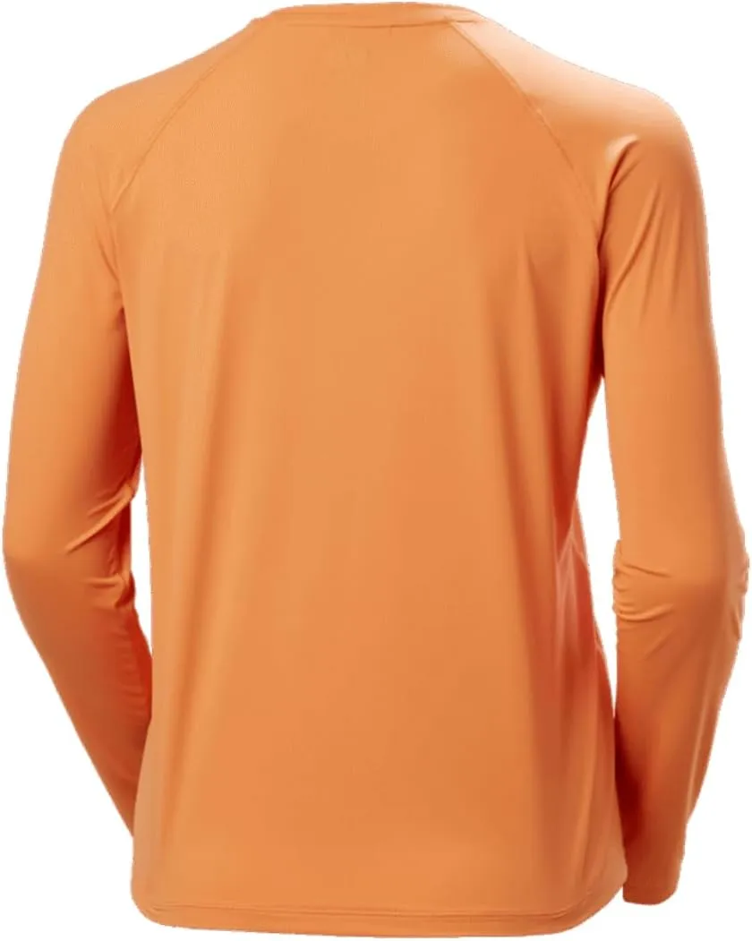Helly-Hansen Shine Solen LS Crew - Women's Performance T-Shirt, UV Protection, Quick-Dry, Breathable Sportswear Top