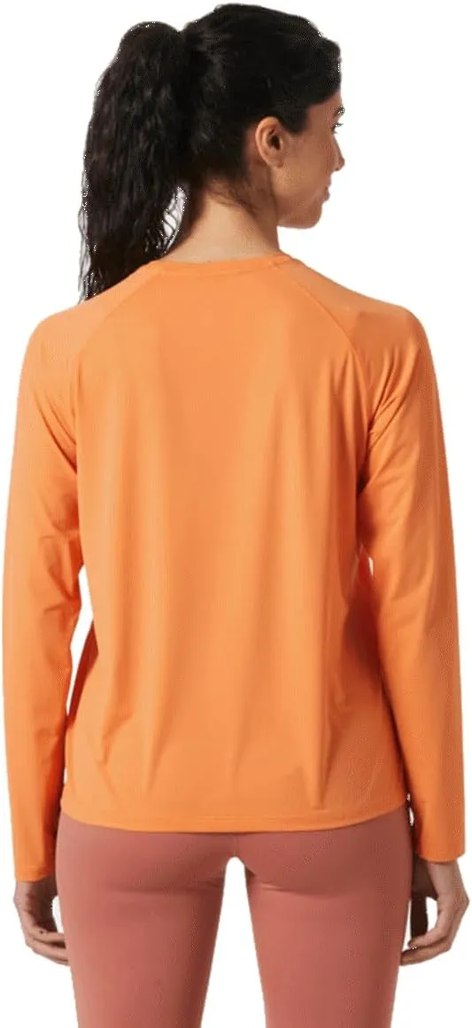 Helly-Hansen Shine Solen LS Crew - Women's Performance T-Shirt, UV Protection, Quick-Dry, Breathable Sportswear Top