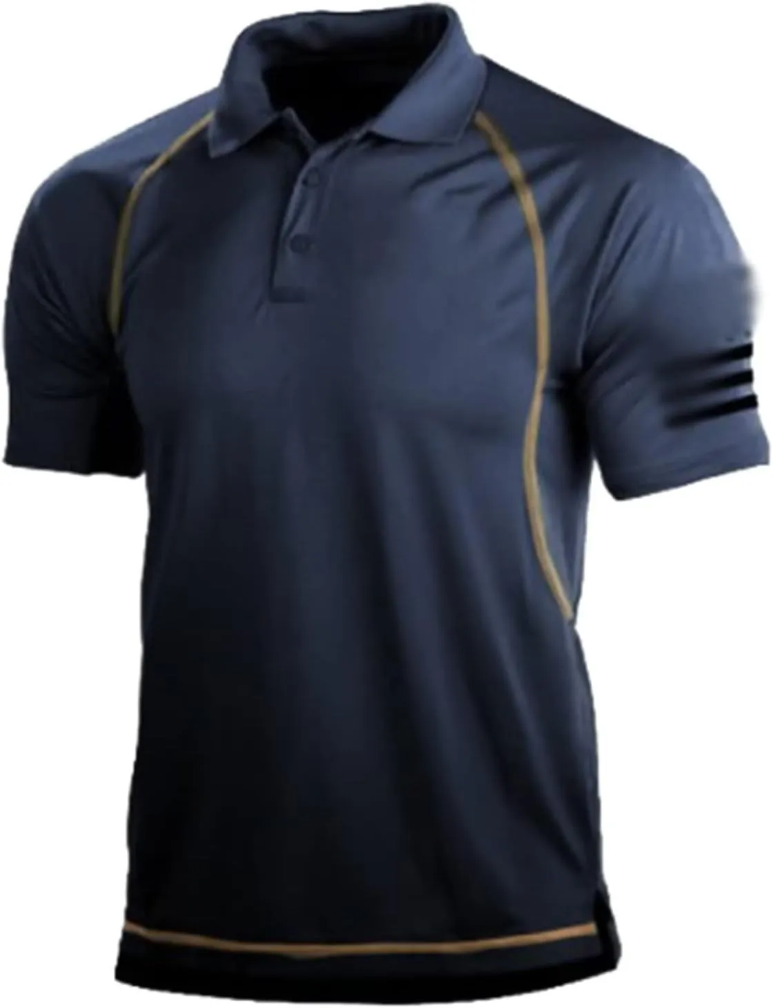 HNVAVQ Men's Breathable Golf Polo Shirt Quick Dry Short Sleeve Casual Work Polo T-Shirt
