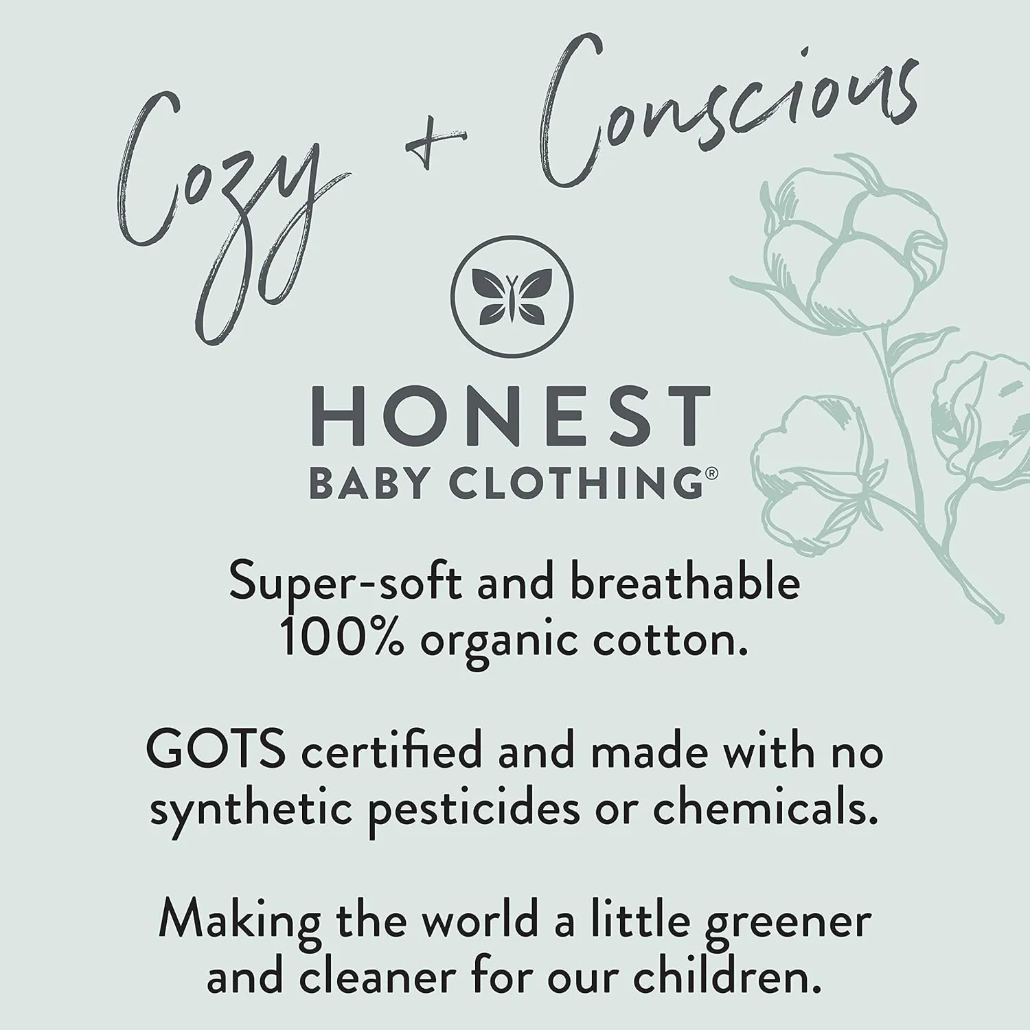 HonestBaby 5-Pack Waffle Henley Long Sleeve Shirts 100% Organic Cotton for Infant Baby and Toddler Boys, Unisex