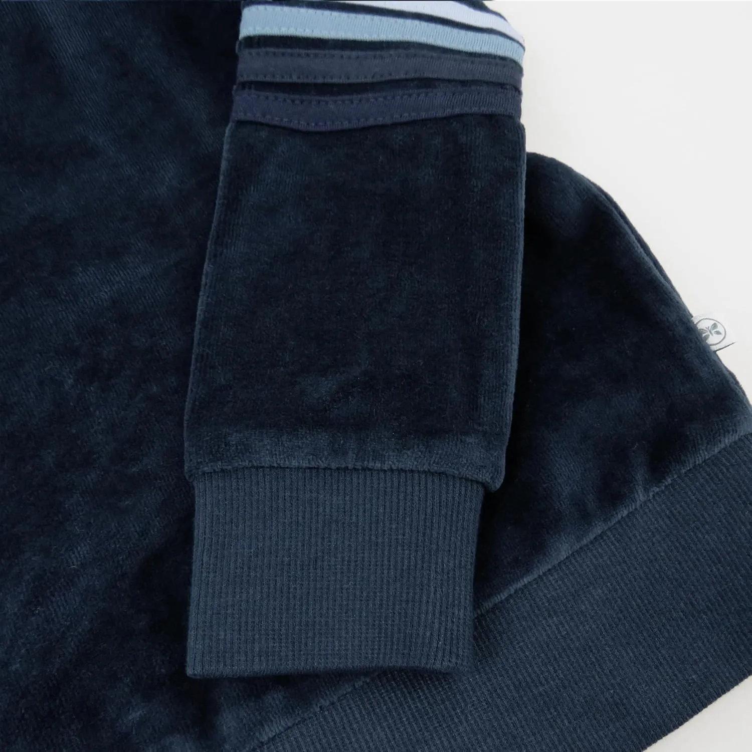 HonestBaby Velour Pullover Hoodie and Zip Front Sweatshirt and Jogger Sweatpants Set