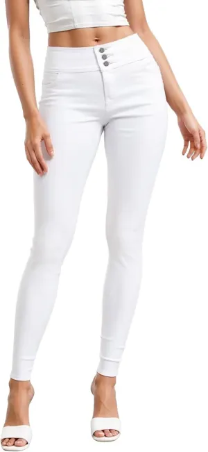 Hybrid & Company Women's Butt Lift Skinny High Waisted V3 Super Comfy Stretch Denim Pants