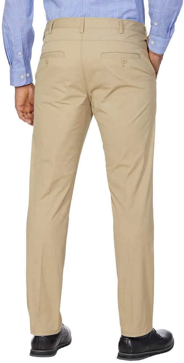 IZOD Men's Big & Tall Performance Stretch Flat Front Pant