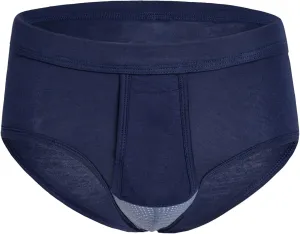JEKE-DG Men's Bulge Enhancing Pouch Briefs Sexy Silky Trunks Underwear Breathable G-String Underpants Multipack