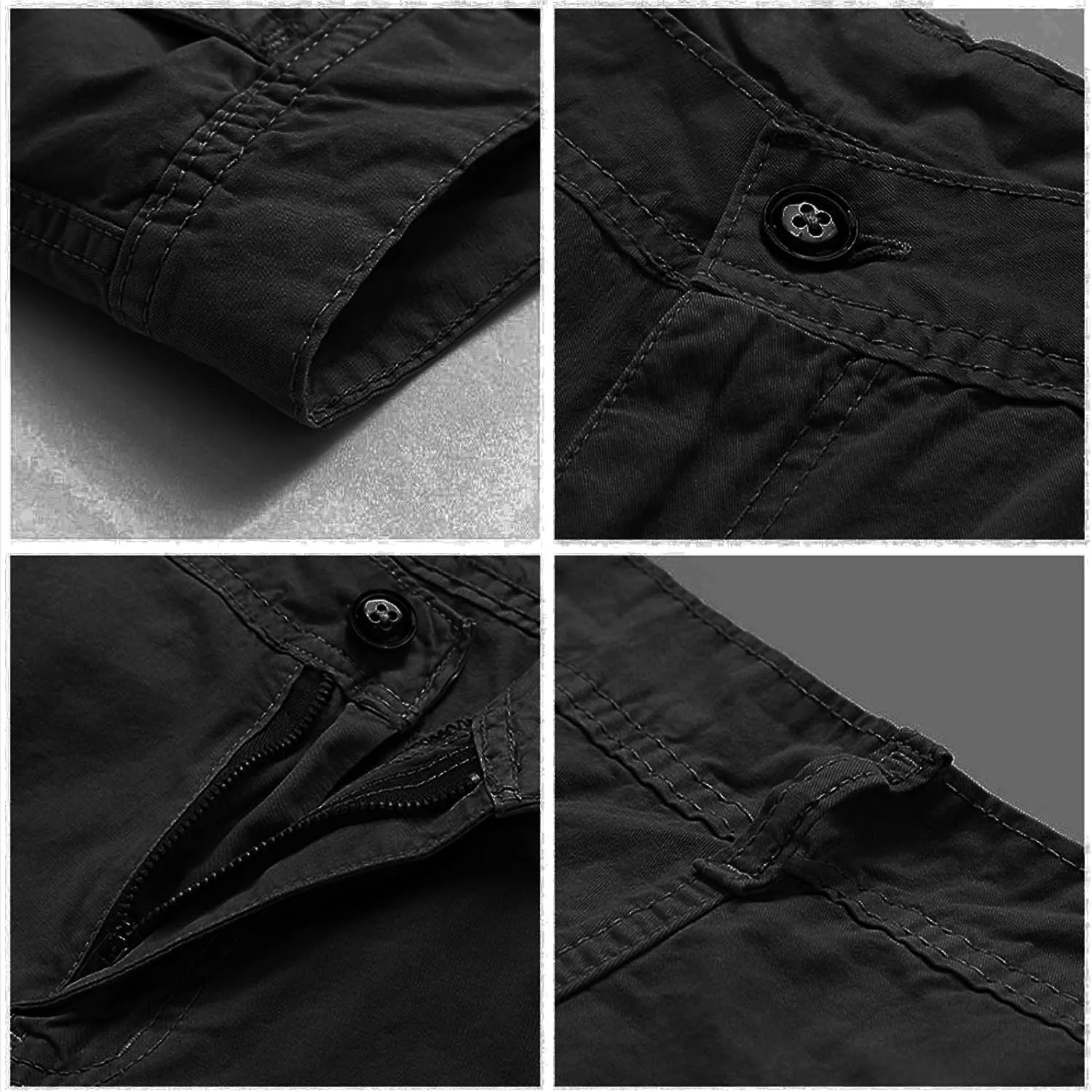 JEShifangjiusu Men's Chino Jogger Pants Stretch Casual Military Pants Chino Pant Camo Cargo Pants Trousers with Pockets