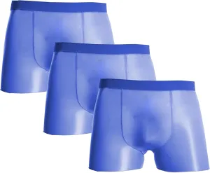 JEsilunmaMY Men's High Stretch Sheer Underwear See Through Athletic Workout Boxer Briefs Breathable Pouch Sexy Lingerie