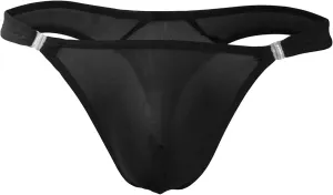 JEsilunmaMY Mens Ice Silk Bikini Briefs Low Waist Translucent Bulge Thong Underwear Breathable T-Back Sexy Panties Underpants