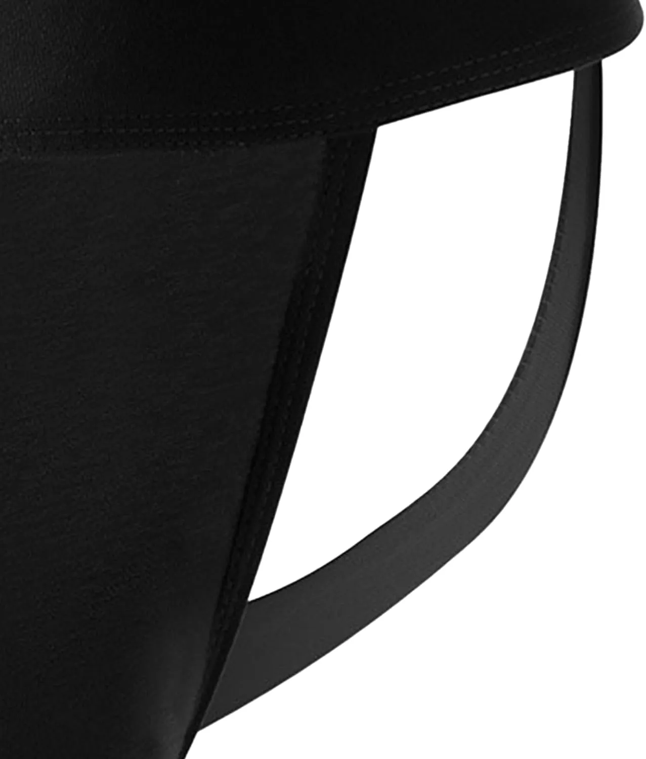 JEsilunmaMY Men's Stretch Cotton Jockstrap Underwear Low Rise U Convex Hollow Boxer Briefs Breathable Athletic Supporters