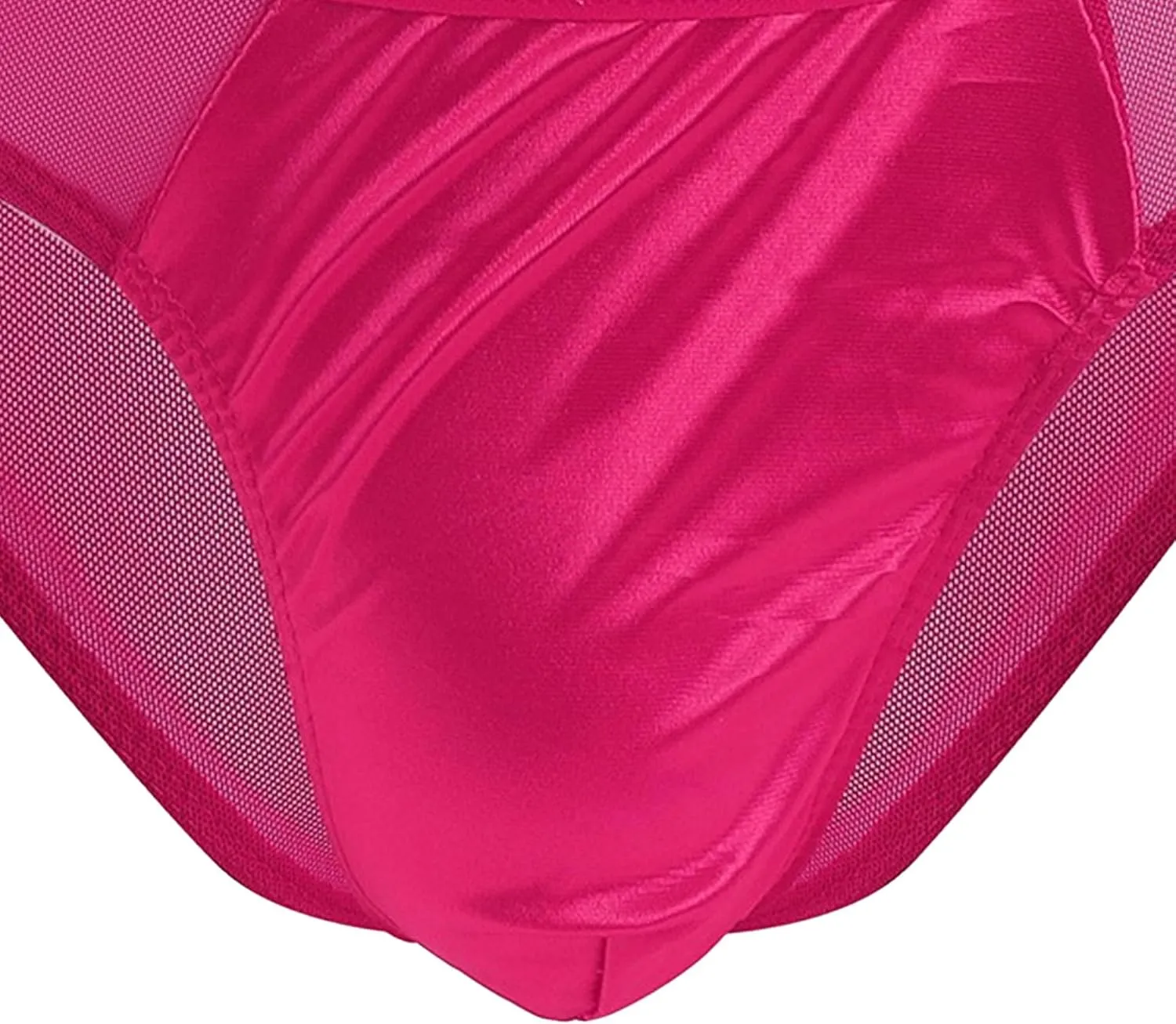 JEsilunmaMY See Through Bikini Briefs for Men Low Waist Mesh Sheer Sexy Panties Breathable Sissy Underwear Lingerie
