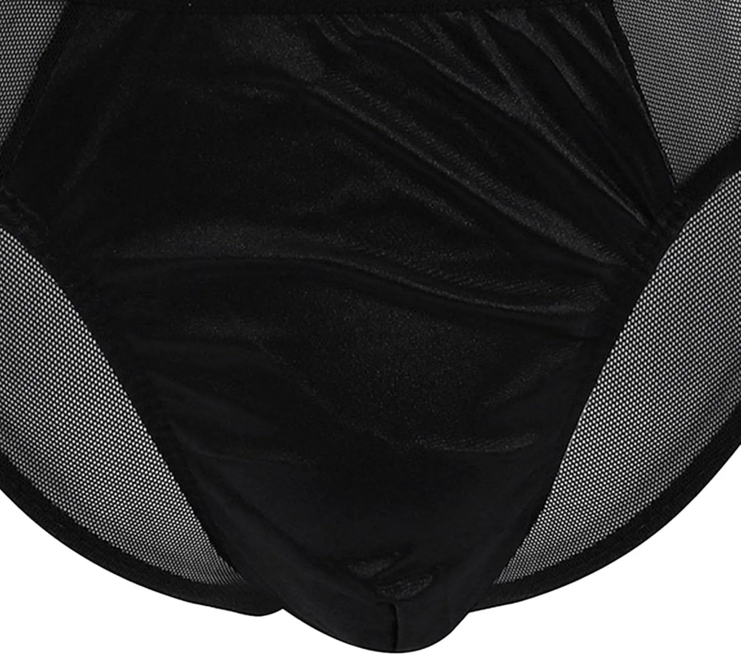 JEsilunmaMY See Through Bikini Briefs for Men Low Waist Mesh Sheer Sexy Panties Breathable Sissy Underwear Lingerie