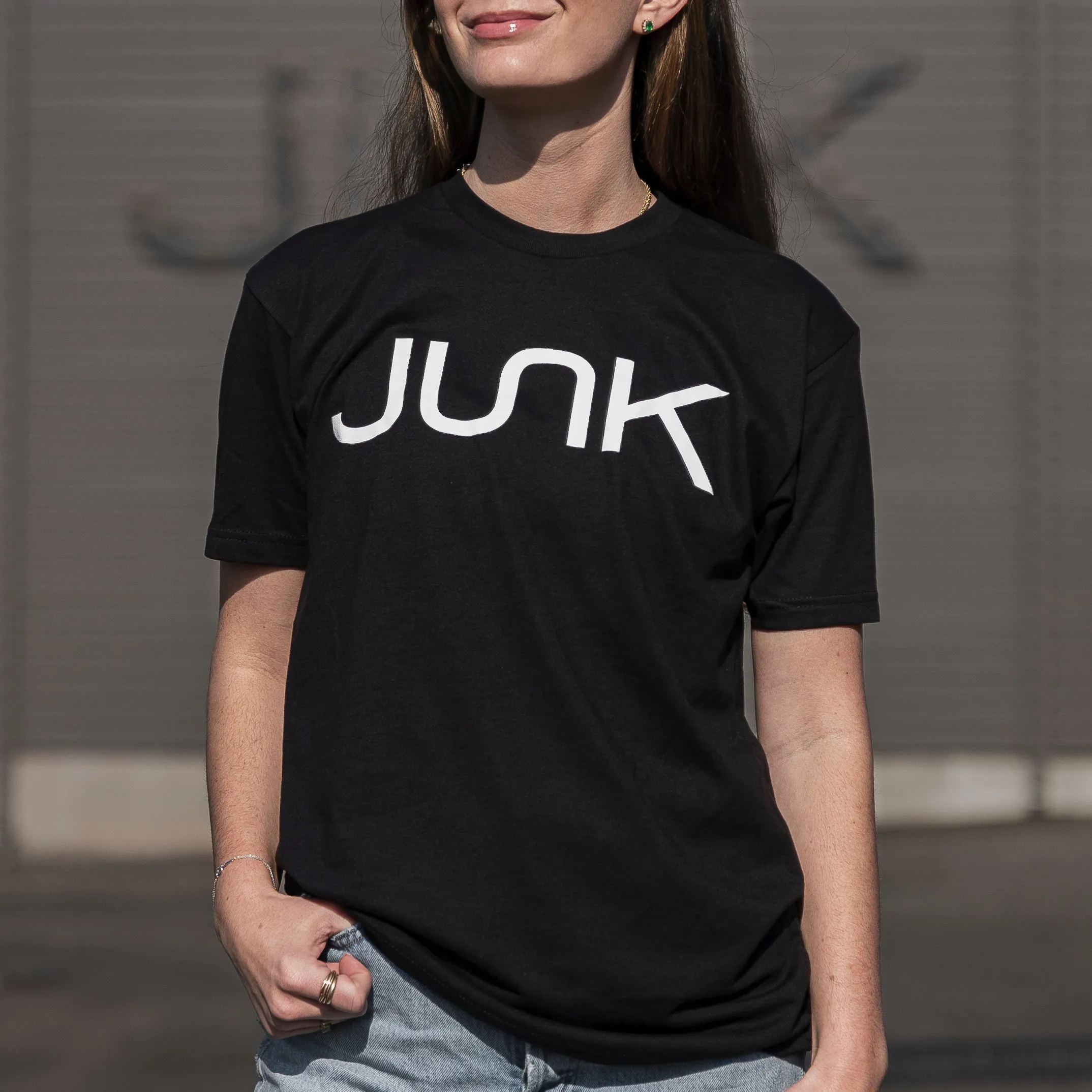 JUNK Tri-Blend Navy Tee