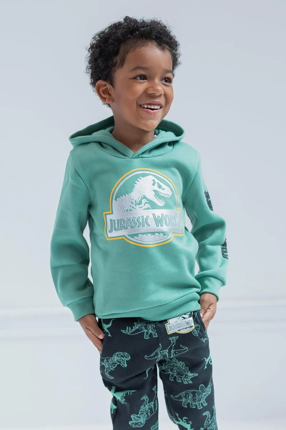 Jurassic World Dinosaur Girls Fleece Pullover Hoodie Toddler to Big Kid