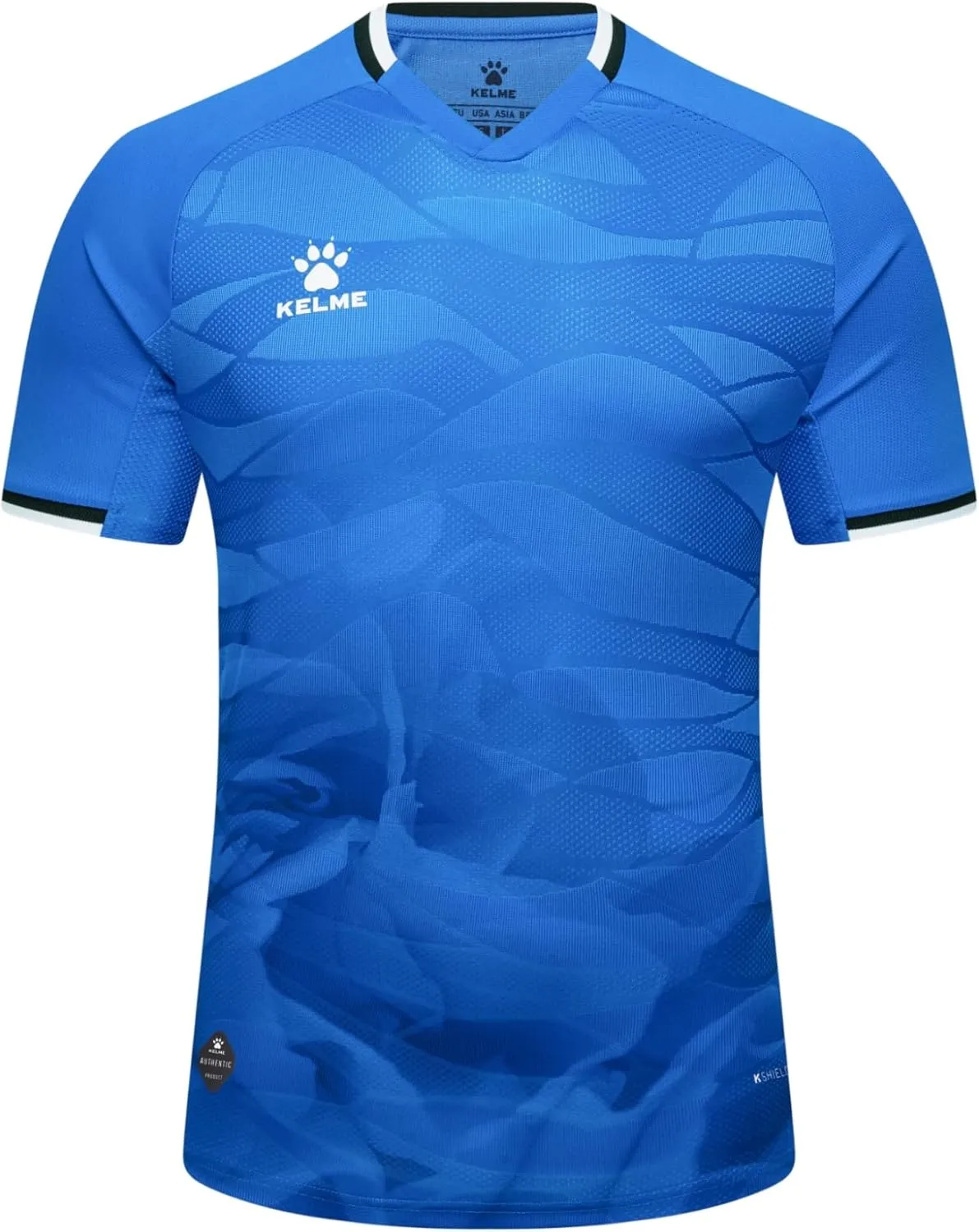 KELME Soccer Jersey for Girls Boys Breathable Quick-Dry Football T-Shirt Sport Training Uniform